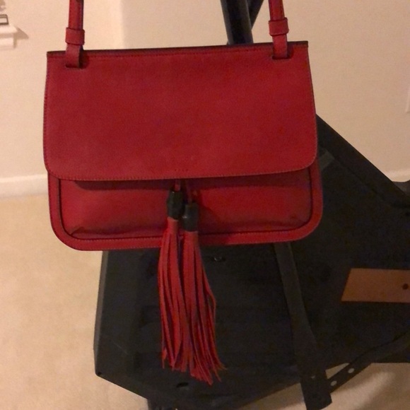 AUTHENTICATED GUCCI BAMBOO daily bright flame in RED!!👜 - Picture 4 of 9